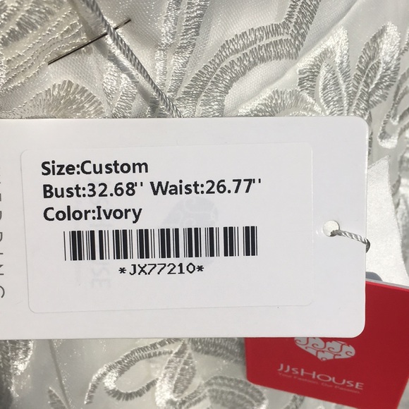 *HP!* JJs House A-Line Hi-Lo Lacey Wedding Dress - Picture 9 of 11